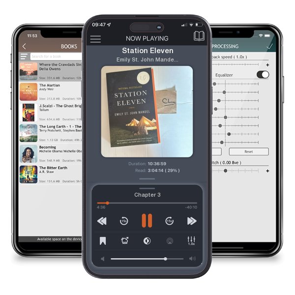 Download fo free audiobook Station Eleven by Emily St. John Mandel and listen anywhere on your iOS devices in the ListenBook app.