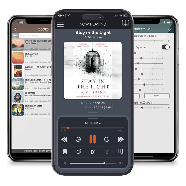 Download fo free audiobook Stay in the Light by A.M. Shine and listen anywhere on your iOS devices in the ListenBook app.