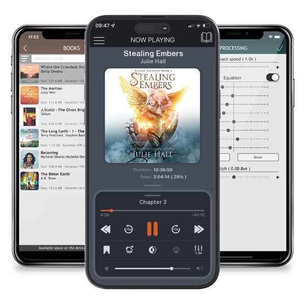 Download fo free audiobook Stealing Embers by Julie Hall and listen anywhere on your iOS devices in the ListenBook app.