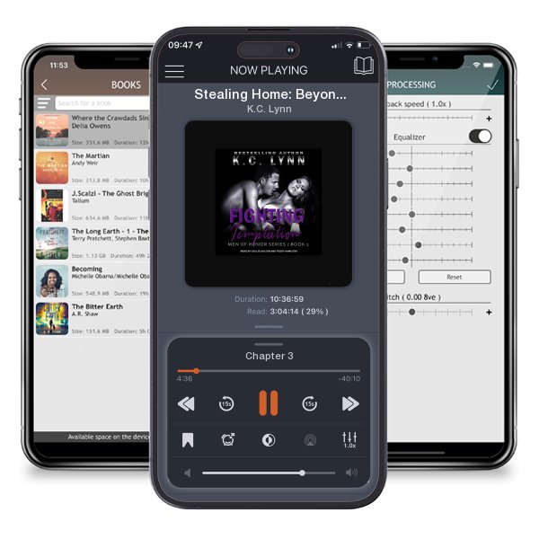 Download fo free audiobook Stealing Home: Beyond the Play, Book 3 by K.C. Lynn and listen anywhere on your iOS devices in the ListenBook app.