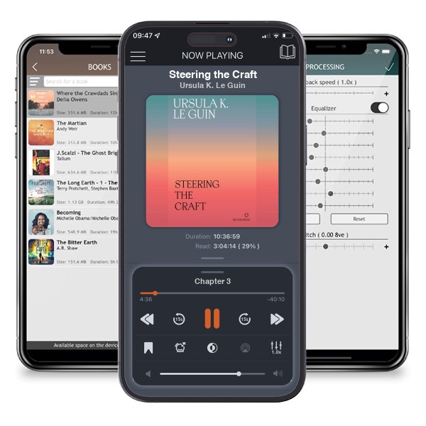 Download fo free audiobook Steering the Craft by Ursula K. Le Guin and listen anywhere on your iOS devices in the ListenBook app.