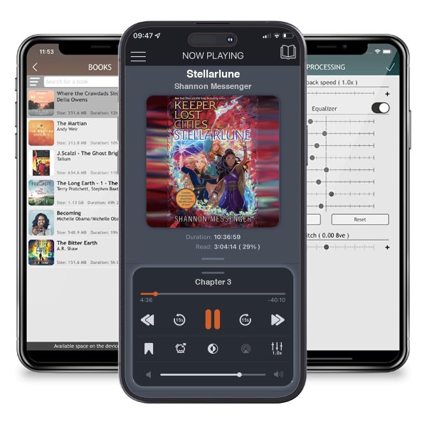 Download fo free audiobook Stellarlune by Shannon Messenger and listen anywhere on your iOS devices in the ListenBook app.