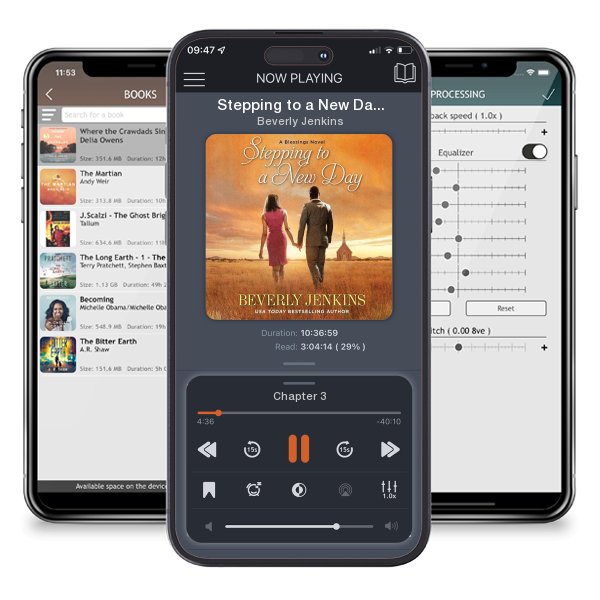 Download fo free audiobook Stepping to a New Day by Beverly Jenkins and listen anywhere on your iOS devices in the ListenBook app.