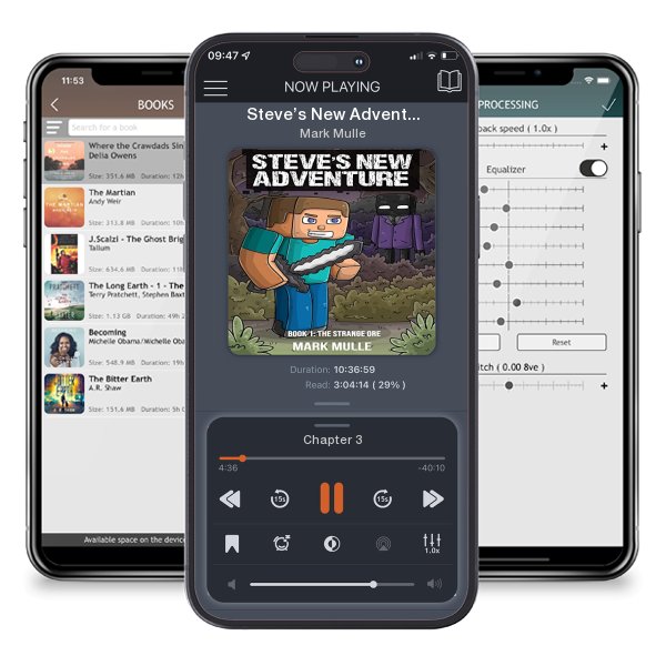 Download fo free audiobook Steve’s New Adventure, Book 1 by Mark Mulle and listen anywhere on your iOS devices in the ListenBook app.
