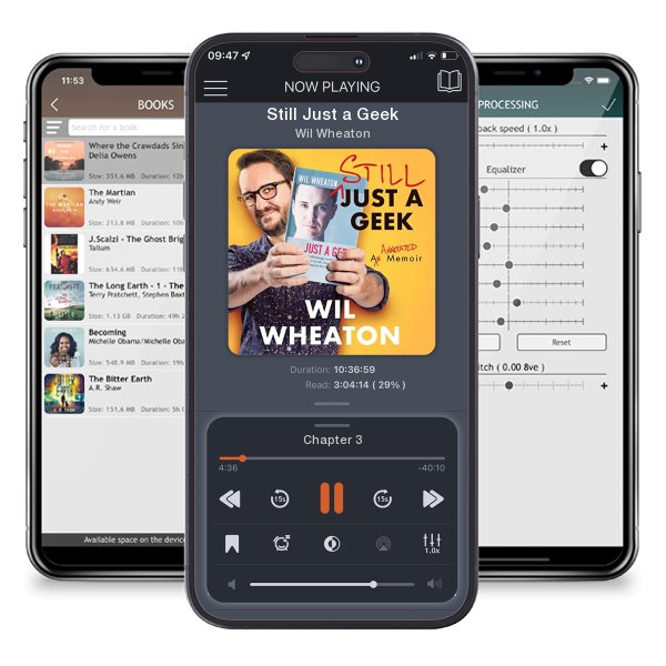 Download fo free audiobook Still Just a Geek by Wil Wheaton and listen anywhere on your iOS devices in the ListenBook app.