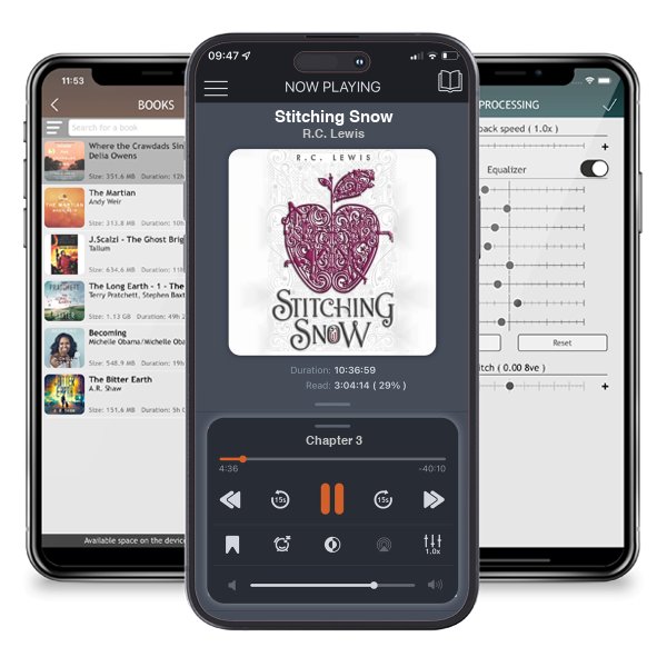 Download fo free audiobook Stitching Snow by R.C. Lewis and listen anywhere on your iOS devices in the ListenBook app.
