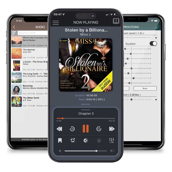 Download fo free audiobook Stolen by a Billionaire 2 by Miss J. and listen anywhere on your iOS devices in the ListenBook app.