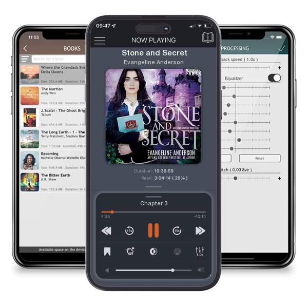 Download fo free audiobook Stone and Secret by Evangeline Anderson and listen anywhere on your iOS devices in the ListenBook app.