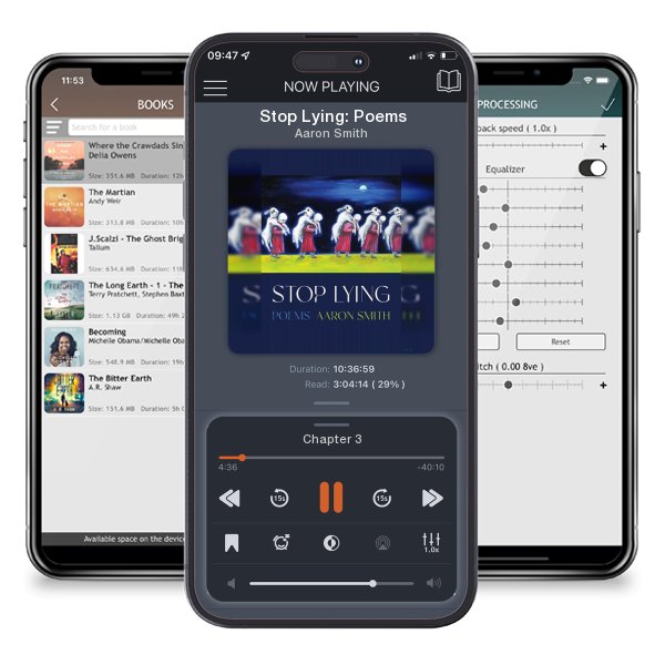 Download fo free audiobook Stop Lying: Poems by Aaron Smith and listen anywhere on your iOS devices in the ListenBook app.