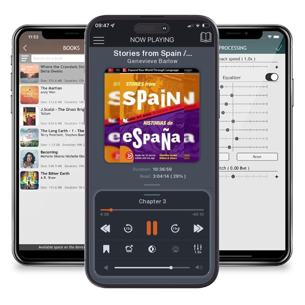 Download fo free audiobook Stories from Spain / Historias de España, Premium Third Edition by Genevieve Barlow and listen anywhere on your iOS devices in the ListenBook app.