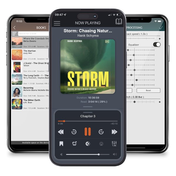 Download fo free audiobook Storm: Chasing Nature\'s Wildest Weather by Hank Schyma and listen anywhere on your iOS devices in the ListenBook app.