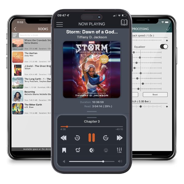 Download fo free audiobook Storm: Dawn of a Goddess: Marvel (Signed Book) by Tiffany D. Jackson and listen anywhere on your iOS devices in the ListenBook app.