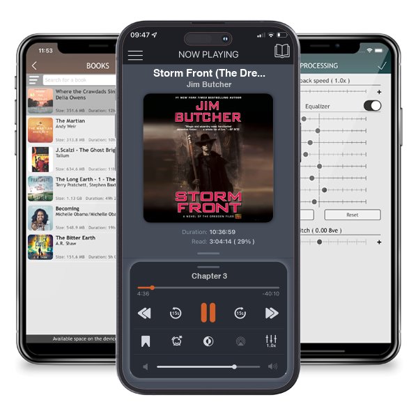 Download fo free audiobook Storm Front (The Dresden Files, #1) by Jim Butcher and listen anywhere on your iOS devices in the ListenBook app.