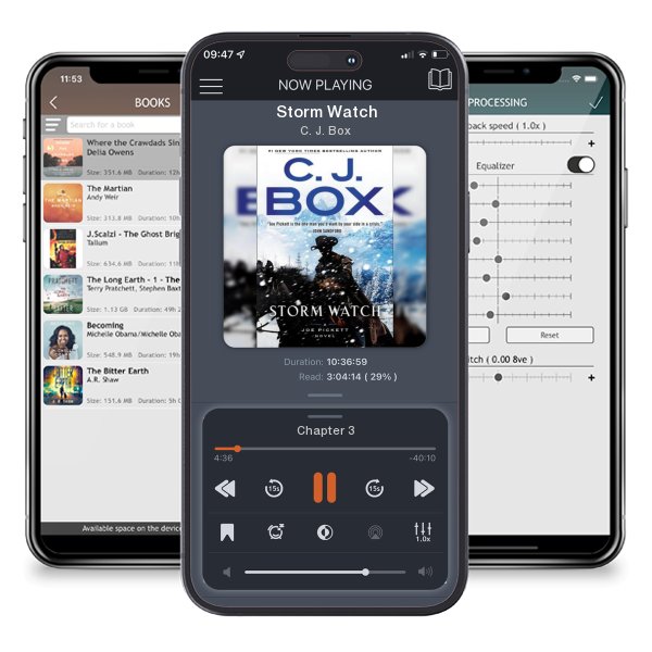 Download fo free audiobook Storm Watch by C. J. Box and listen anywhere on your iOS devices in the ListenBook app.