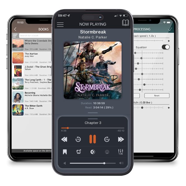Download fo free audiobook Stormbreak by Natalie C. Parker and listen anywhere on your iOS devices in the ListenBook app.