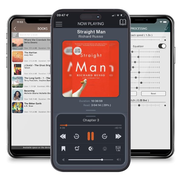 Download fo free audiobook Straight Man by Richard Russo and listen anywhere on your iOS devices in the ListenBook app.