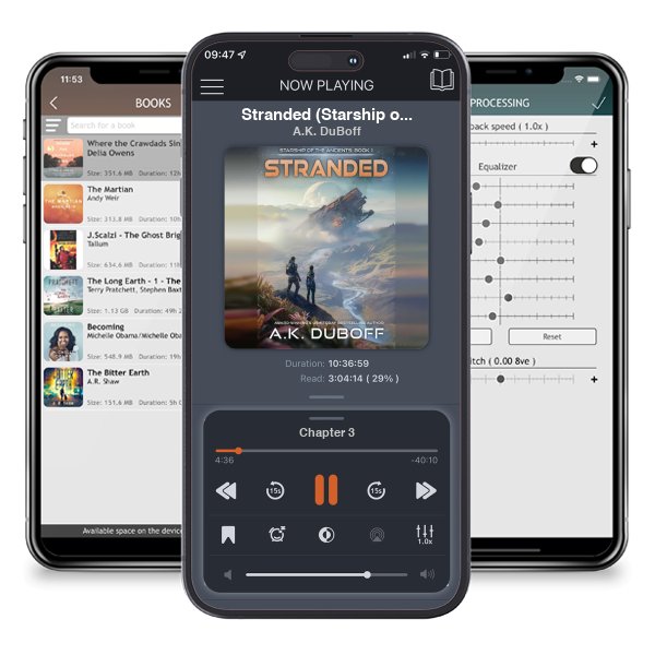 Download fo free audiobook Stranded (Starship of the Ancients Book 1): A Space Opera Adventure by A.K. DuBoff and listen anywhere on your iOS devices in the ListenBook app.