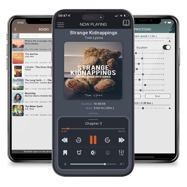 Download fo free audiobook Strange Kidnappings by Tom Lyons and listen anywhere on your iOS devices in the ListenBook app.