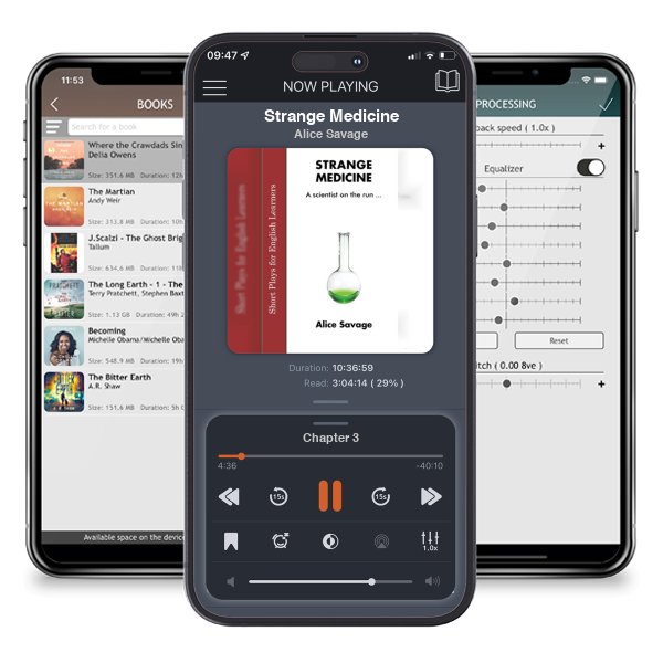 Download fo free audiobook Strange Medicine by Alice Savage and listen anywhere on your iOS devices in the ListenBook app.