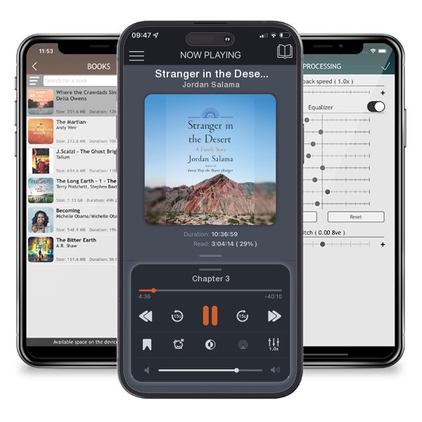 Download fo free audiobook Stranger in the Desert: A Family Story by Jordan Salama and listen anywhere on your iOS devices in the ListenBook app.