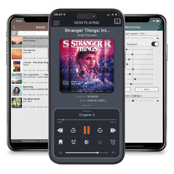 Download fo free audiobook Stranger Things: Into the Fire (Graphic Novel) by Jody Houser and listen anywhere on your iOS devices in the ListenBook app.