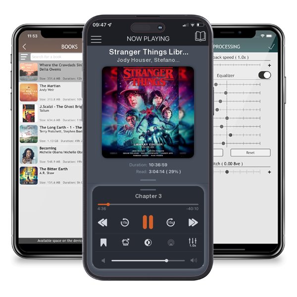 Download fo free audiobook Stranger Things Library Edition Volume 1 (Graphic Novel) by Jody Houser, Stefano Martino,  et al. and listen anywhere on your iOS devices in the ListenBook app.