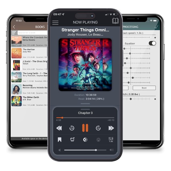 Download fo free audiobook Stranger Things Omnibus Volume 1 (Graphic Novel) by Jody Houser, Le Beau Underwood,  et al. and listen anywhere on your iOS devices in the ListenBook app.