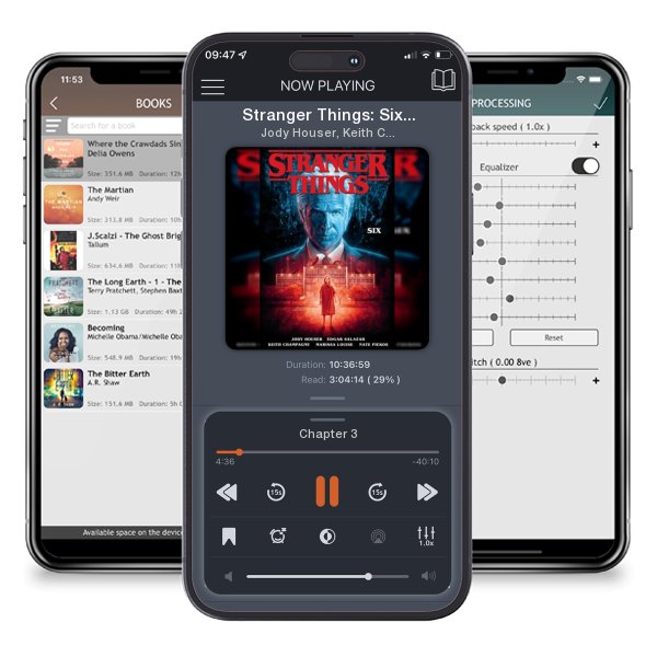 Download fo free audiobook Stranger Things: Six (Graphic Novel) by Jody Houser, Keith Champagne,  et al. and listen anywhere on your iOS devices in the ListenBook app.