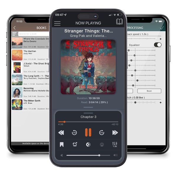 Download fo free audiobook Stranger Things: The Bully (Graphic Novel) by Greg Pak and Valeria Favoccia and listen anywhere on your iOS devices in the ListenBook app.