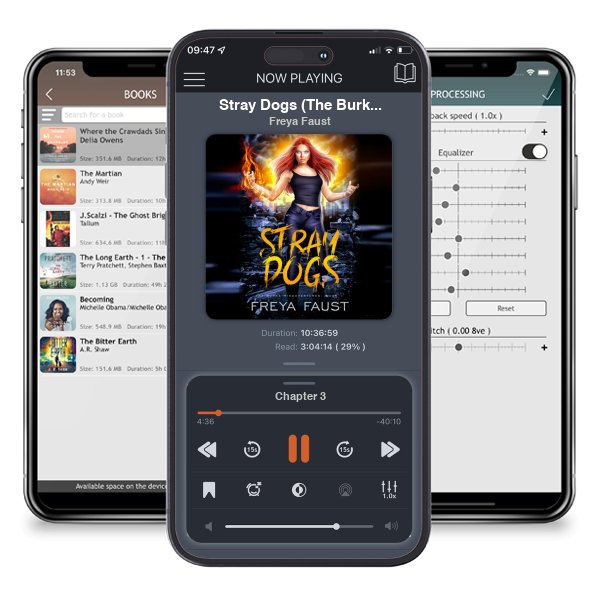 Download fo free audiobook Stray Dogs (The Burke Misadventures, #1) by Freya Faust and listen anywhere on your iOS devices in the ListenBook app.