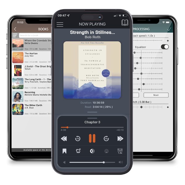Download fo free audiobook Strength in Stillness by Bob Roth and listen anywhere on your iOS devices in the ListenBook app.