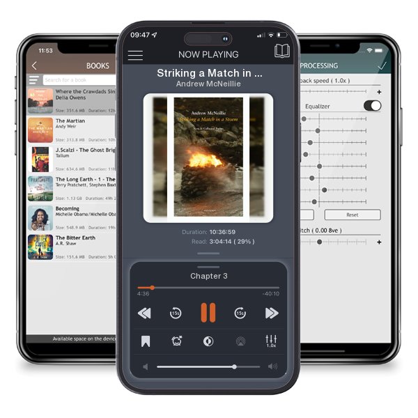Download fo free audiobook Striking a Match in a Storm by Andrew McNeillie and listen anywhere on your iOS devices in the ListenBook app.