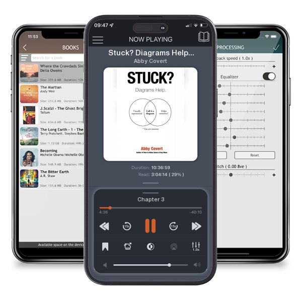 Download fo free audiobook Stuck? Diagrams Help. by Abby Covert and listen anywhere on your iOS devices in the ListenBook app.