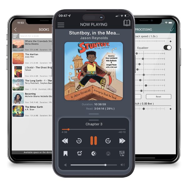 Download fo free audiobook Stuntboy, in the Meantime by Jason Reynolds and listen anywhere on your iOS devices in the ListenBook app.