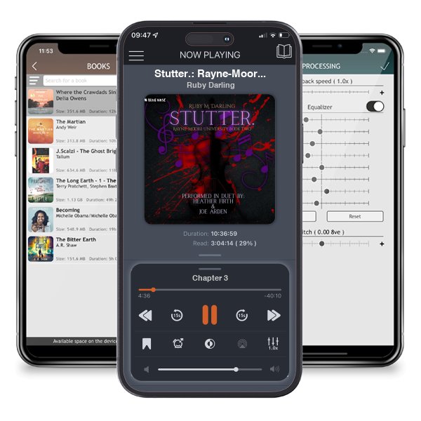 Download fo free audiobook Stutter.: Rayne-Moore University, Book Two by Ruby Darling and listen anywhere on your iOS devices in the ListenBook app.