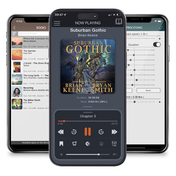 Download fo free audiobook Suburban Gothic by Brian Keene and listen anywhere on your iOS devices in the ListenBook app.