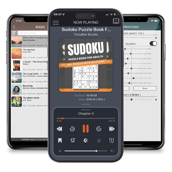 Download fo free audiobook Sudoku Puzzle Book For Adults: 500+ Puzzles With Solutions... by Funafter Books and listen anywhere on your iOS devices in the ListenBook app.
