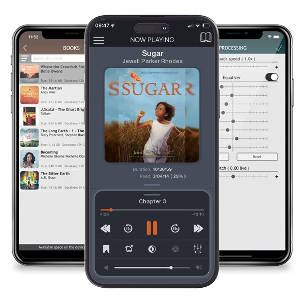 Download fo free audiobook Sugar by Jewell Parker Rhodes and listen anywhere on your iOS devices in the ListenBook app.