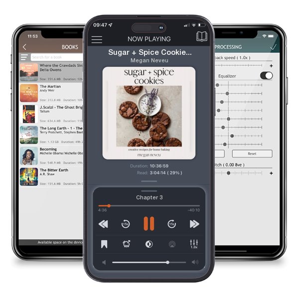 Download fo free audiobook Sugar + Spice Cookies: Creative Recipes for Home Baking by Megan Neveu and listen anywhere on your iOS devices in the ListenBook app.