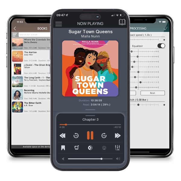 Download fo free audiobook Sugar Town Queens by Malla Nunn and listen anywhere on your iOS devices in the ListenBook app.