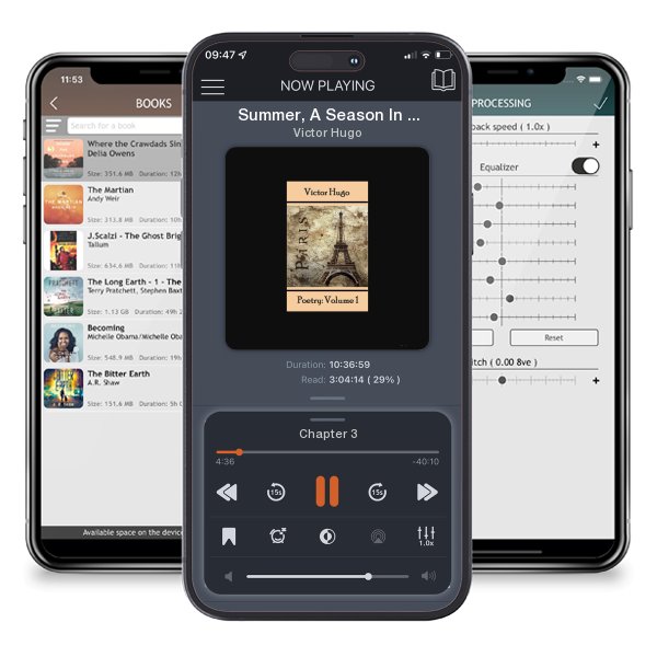 Download fo free audiobook Summer, A Season In Verse by Victor Hugo and listen anywhere on your iOS devices in the ListenBook app.
