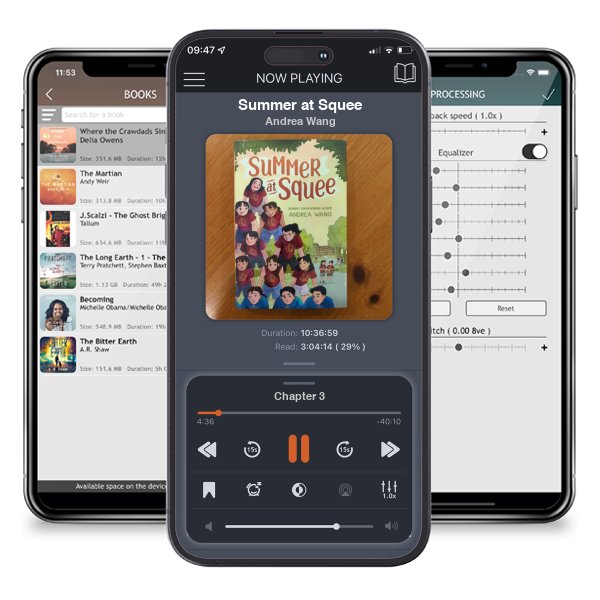 Download fo free audiobook Summer at Squee by Andrea Wang and listen anywhere on your iOS devices in the ListenBook app.