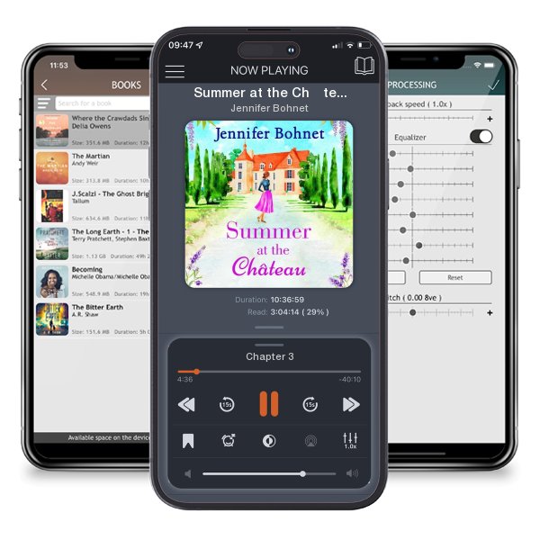 Download fo free audiobook Summer at the Château by Jennifer Bohnet and listen anywhere on your iOS devices in the ListenBook app.
