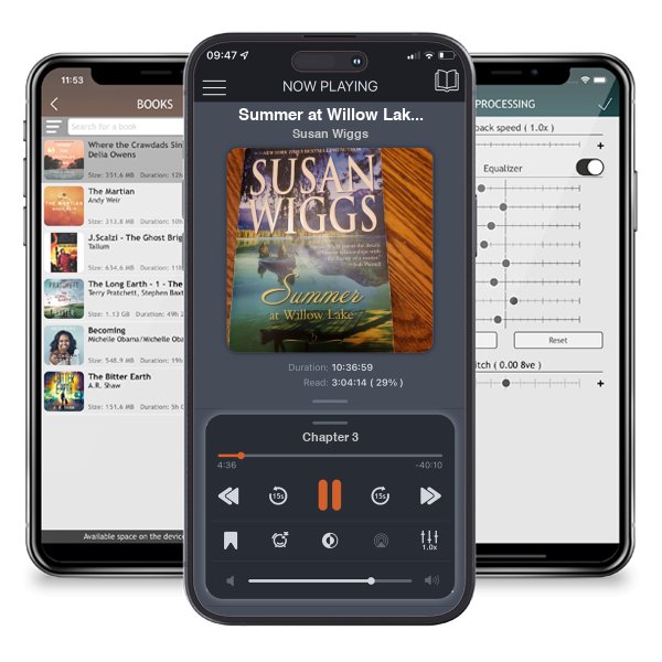 Download fo free audiobook Summer at Willow Lake by Susan Wiggs and listen anywhere on your iOS devices in the ListenBook app.