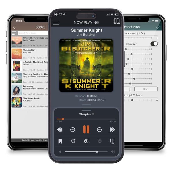 Download fo free audiobook Summer Knight by Jim Butcher and listen anywhere on your iOS devices in the ListenBook app.
