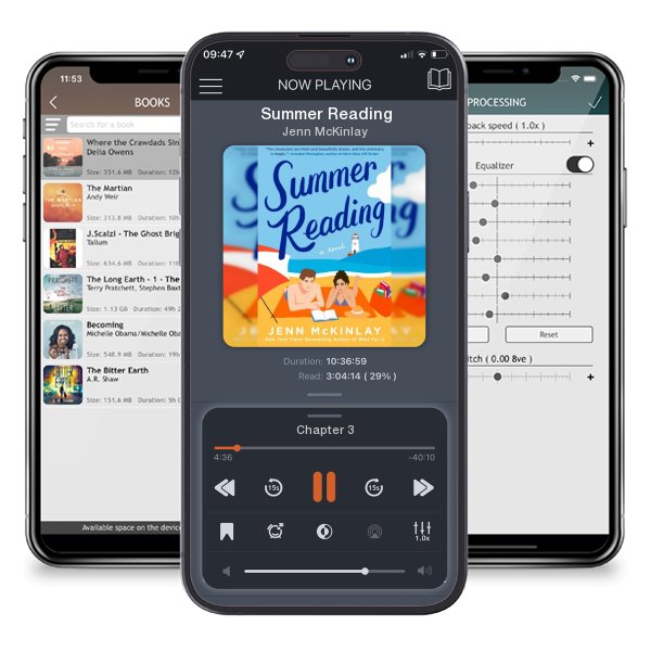 Download fo free audiobook Summer Reading by Jenn McKinlay and listen anywhere on your iOS devices in the ListenBook app.