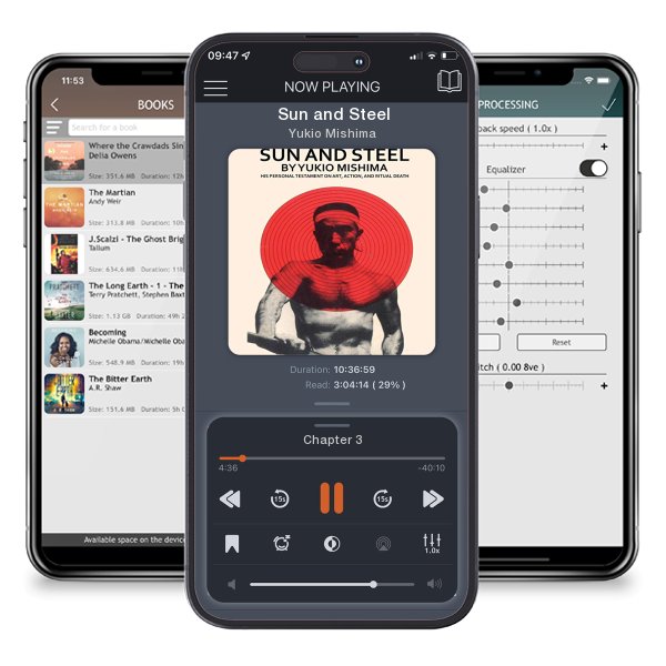 Download fo free audiobook Sun and Steel by Yukio Mishima and listen anywhere on your iOS devices in the ListenBook app.