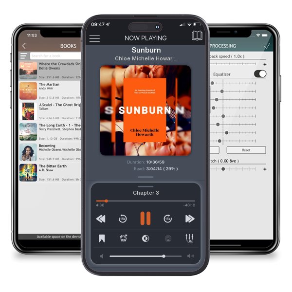 Download fo free audiobook Sunburn by Chloe Michelle Howarth and listen anywhere on your iOS devices in the ListenBook app.