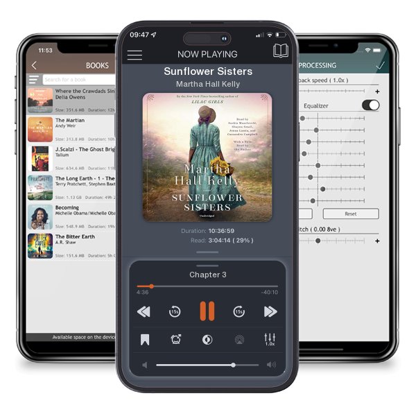 Download fo free audiobook Sunflower Sisters by Martha Hall Kelly and listen anywhere on your iOS devices in the ListenBook app.