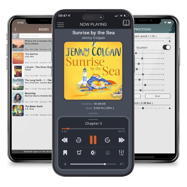 Download fo free audiobook Sunrise by the Sea by Jenny Colgan and listen anywhere on your iOS devices in the ListenBook app.